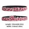 Trend Women's Belt Leopard Print Adjustable Waist Belt Pin Buckle Waistband Jeans Accessories