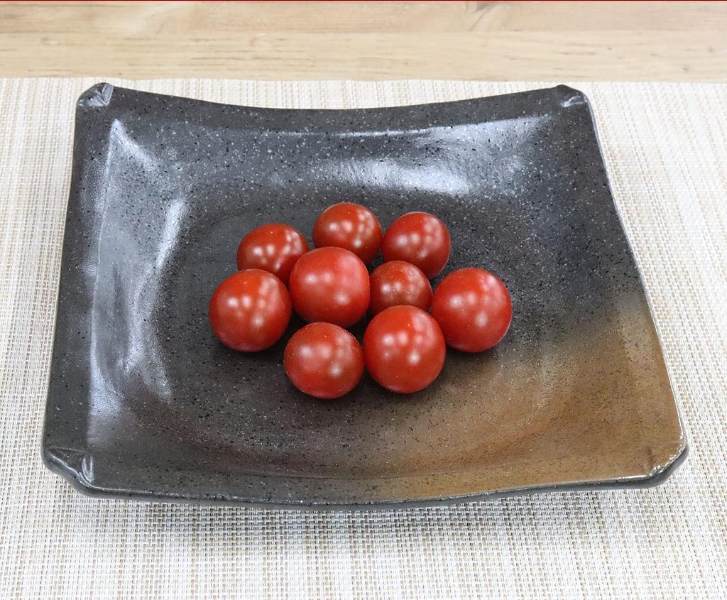 Mino Ware Japanese Cafe Series Golden-Eyed Snapper Simmered Bowl, Black, Set of 3 (Size: H4 X W21.4 X D21.2 Cm)