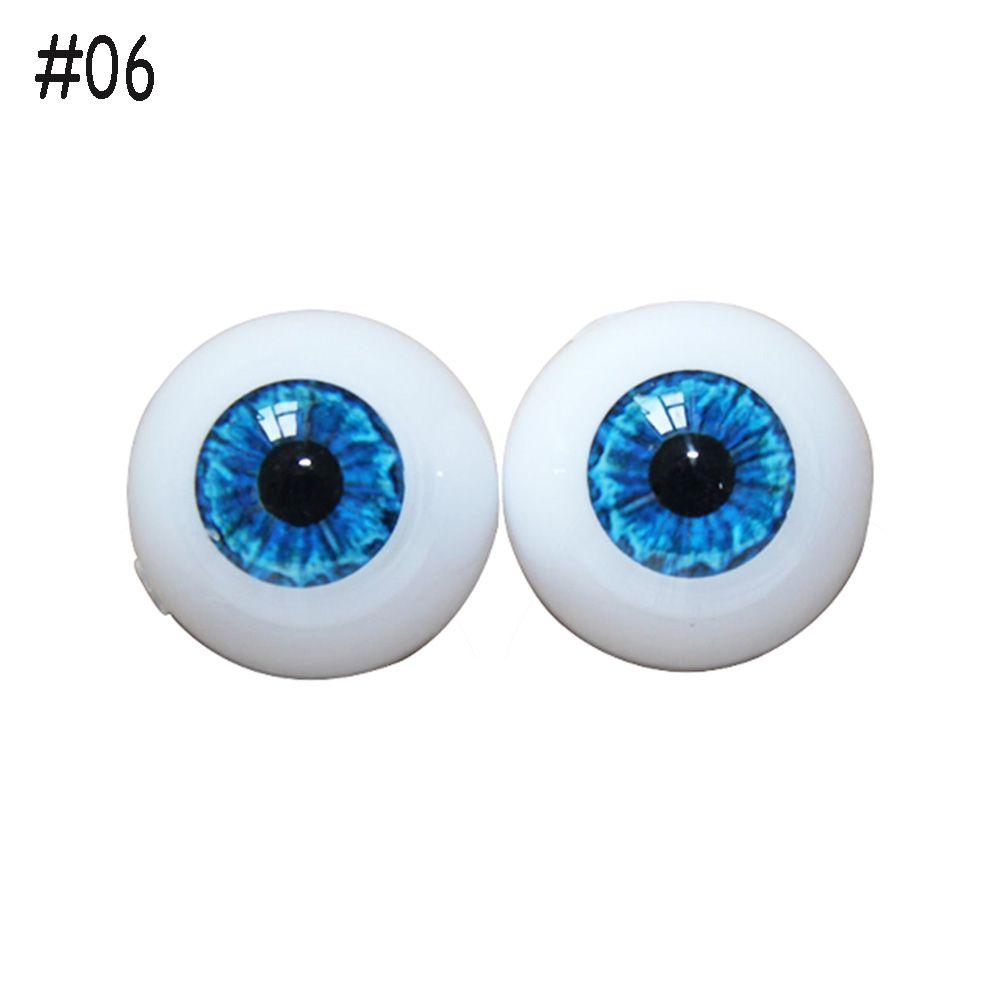 20MM Kids Toy Real Like Accessories Half Round Hollow Realistic Dolls Eyes Eyeballs 20inch New Baby