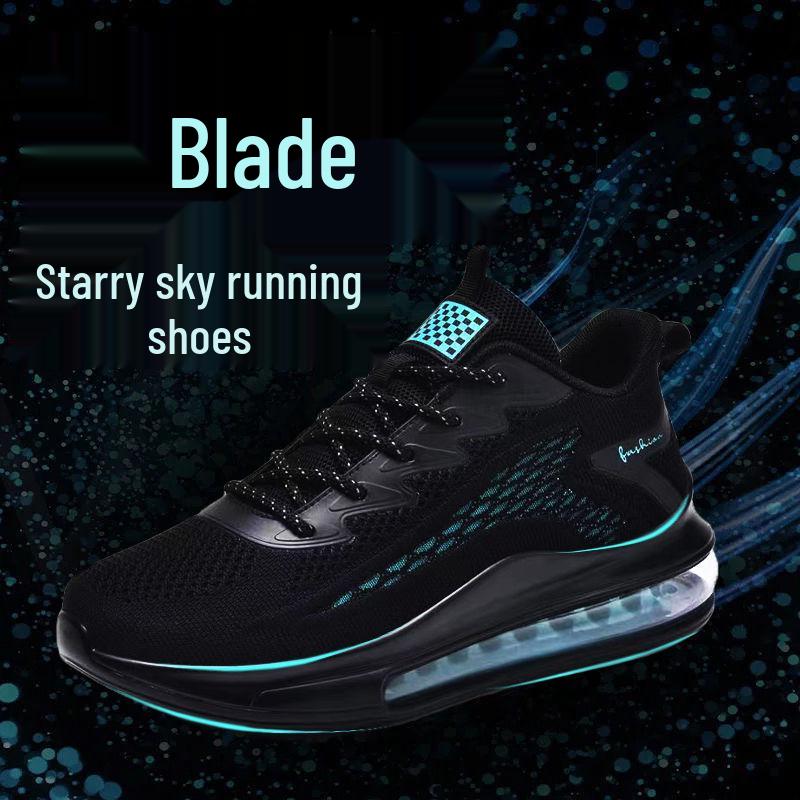 Men's Air Cushion Running Shoes - Spring/Autumn Breathable Soft Sole Casual Sports Sneakers