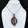 Red Snakeskin Jasper Pendant Copper Wire Wrapped Pendant Gemstone Pendant Copper Jewelry For Gift Amazing Pendant Handmade Wire Wrap Jewelry