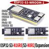 ESP32 S3 Development Boards 2.4G WiFi Develop Board Expansion Adapter Kit ESP32-S3-WROOM-1 N8R2 N16R8 2 I2C 4 SPI & Pin Headers