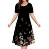 2025 New Floral Graphic Printing Ladies Dress Elegant Midi Dress Summer Dress Plus Size Women's Fashion Clothing
