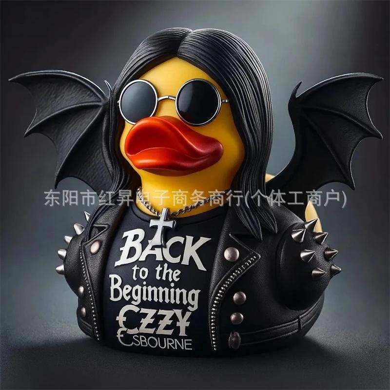 Креативные фигурки для Оззи Осборна Back To The Beginning Резиновая уточка Украшение Настольное украшение Для вечеринки Памятный подарок