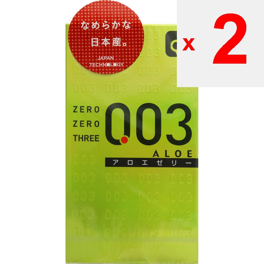 okamoto Zero Zero Three Aloe 10 шт. Упаковка из 1 шт. Стандартный презерватив толщиной 0,03 мм.. Пакет из 1