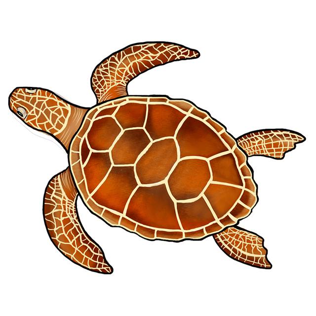J525# For Sea Turtle Anime Sticker On The Car Vinyl Decal Waterproof Decoration Car Stickers