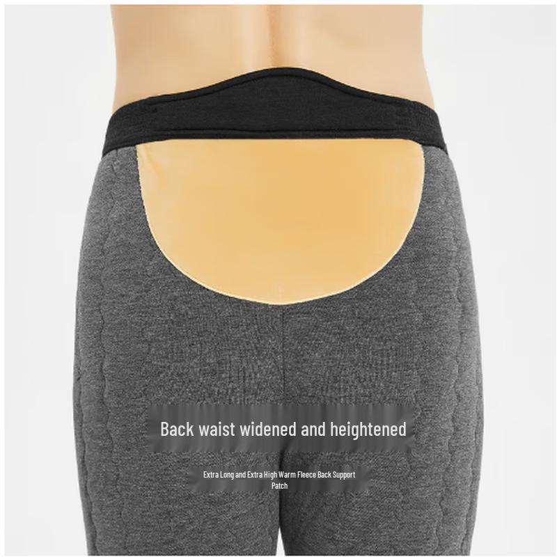 Женские термобрюки с высокой талией и утолщенным слоем, с защитой коленей и талии