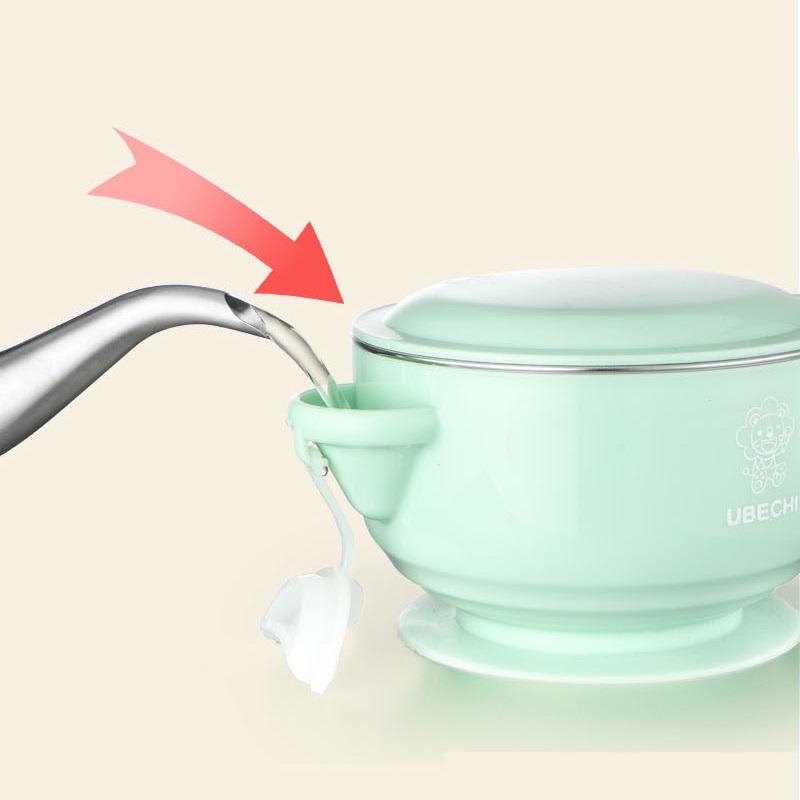 Изоляционная чаша для младенцев, теплая посуда для кормления, присоска, гаджеты