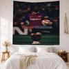 Messi Custom Your Name Wall Decor Tapestry Art For Pet Memorial Birthdaywedding Party Backdrop Family Gift