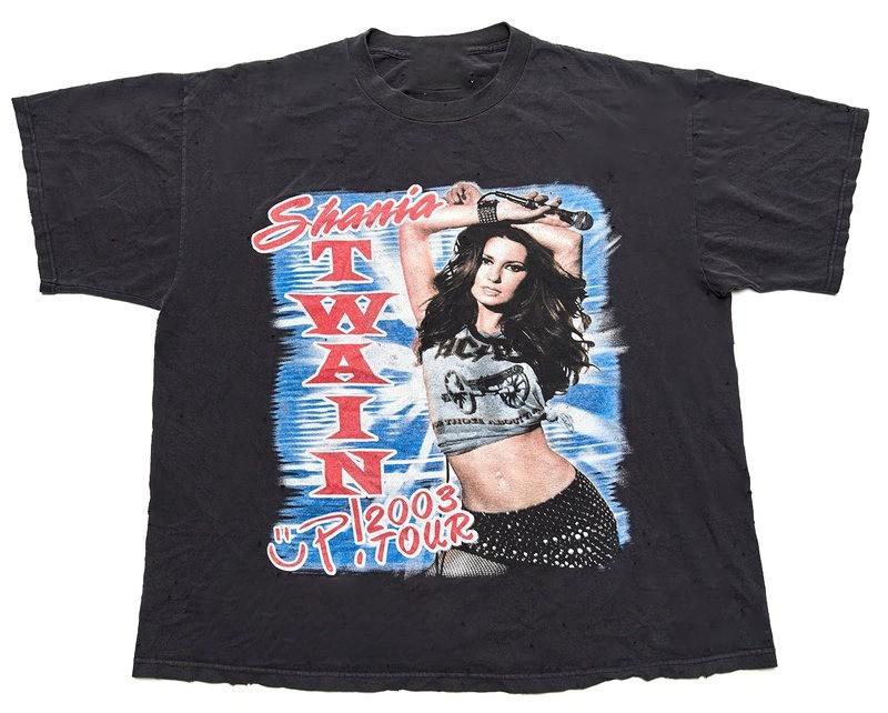VTG SHANIA TWAIN UP Concert Unisex T-Shirt All Size S-5XL TS1255