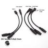 5.5x2.1mm DC Female To 5.5 3.5 4.0 Male Connector 5.5 2.1 5.5x2.5 3.5x1.35mm 4.0x1.7mm Type C Cable Cord Converter Extend Plug