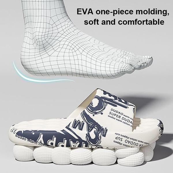 Мужские тапочки, повседневные, нескользящие, легкие тапочки из ЭВА для дома, улицы, летние сандалии, пляжа, бассейна, спортзала, ванной, душа, обувь больших размеров