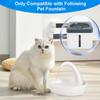 2PCS Cat Fountain Filter Cartridges T Shape Suction Cup Technology Efficient Removal Of Impurities Bacteria