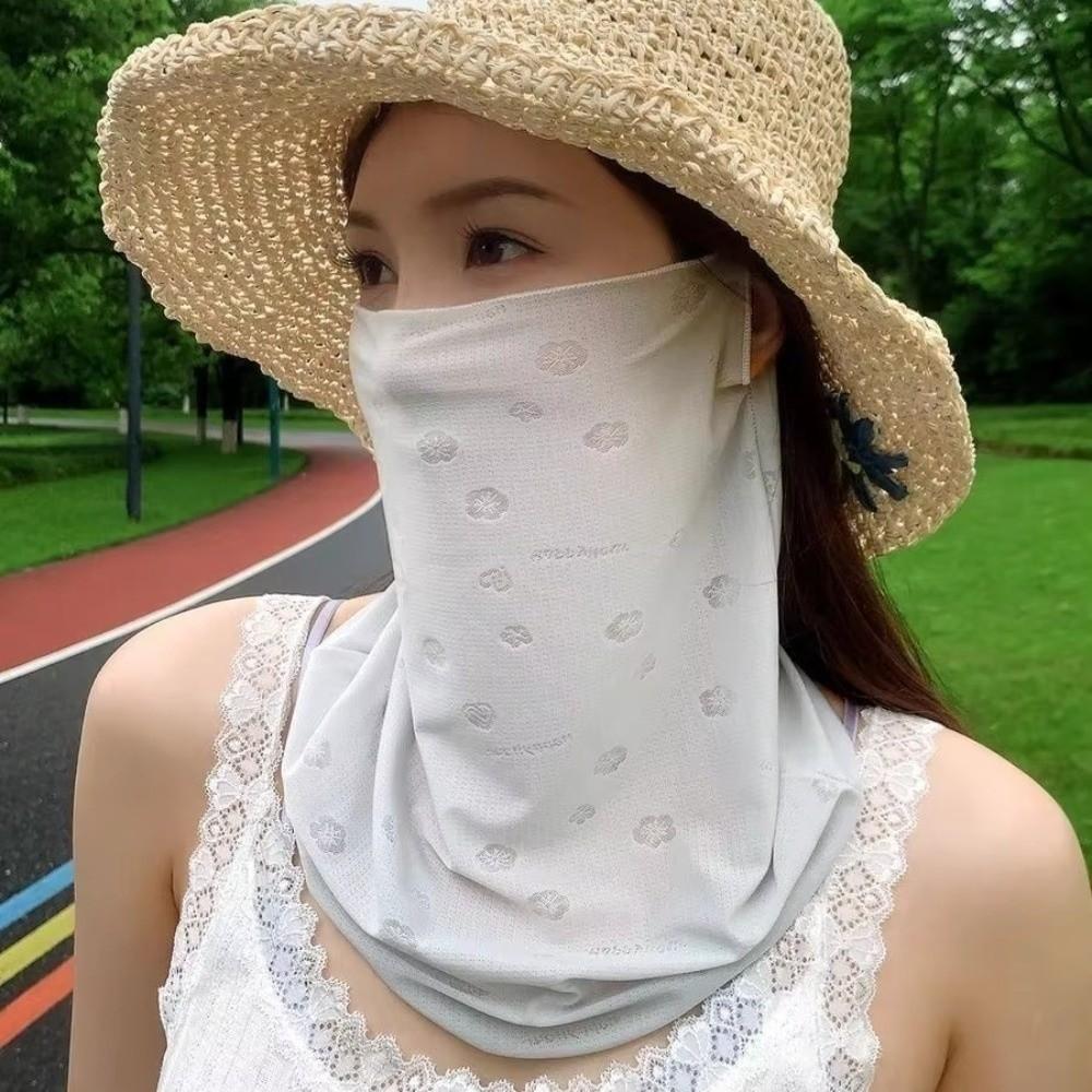 Quick Drying Sun Protection Mask Breathable Sunscreen Veil Sun Protection Scarf for Sun Protection
