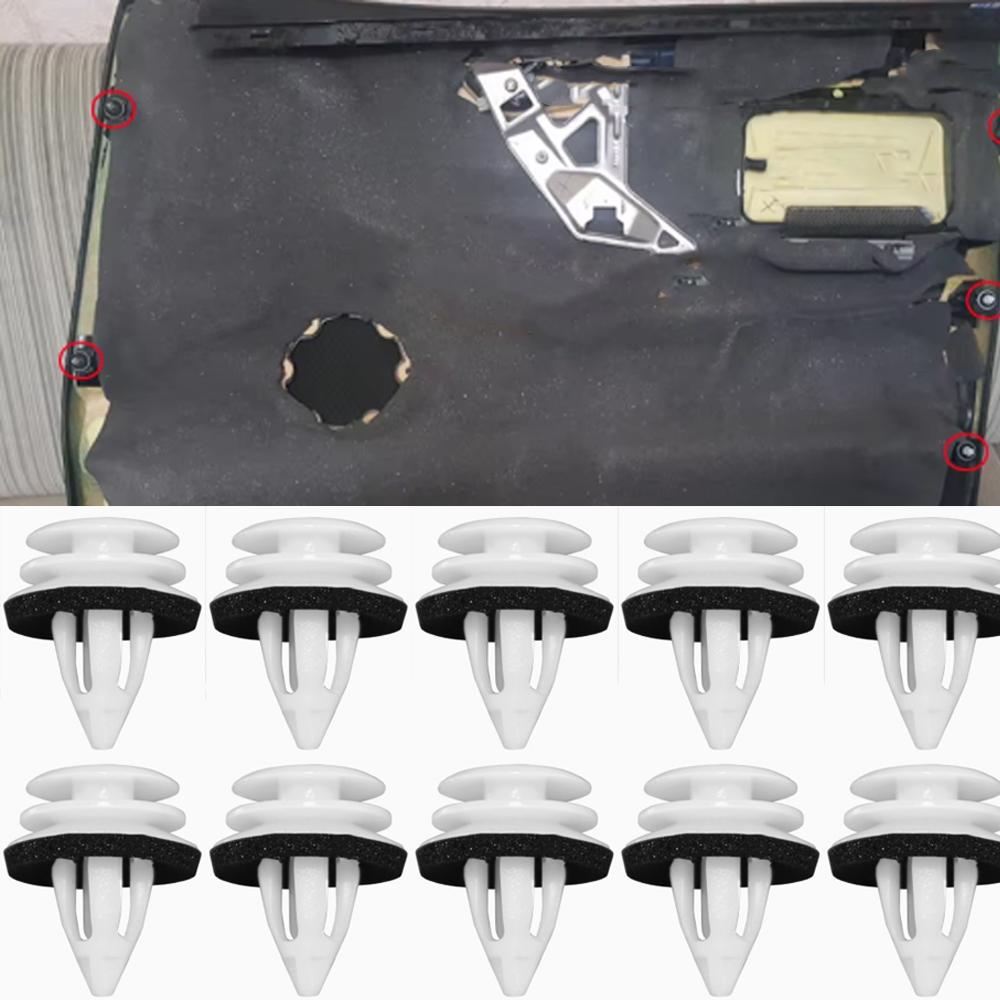 10x 51410407984 Задняя правая дверь автомобиля Картон панели облицовки клипсы внутренняя отделка замена для BMW X6 E71 E72 2008 - 2014