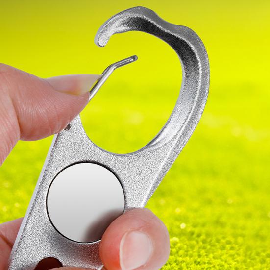 Инструмент для ремонта дырок в гольфе, алюминиевый сплав, зеленая вилка с магнитным маркером мяча, аксессуары для гольфа для мужчин и женщин, гольфистов
