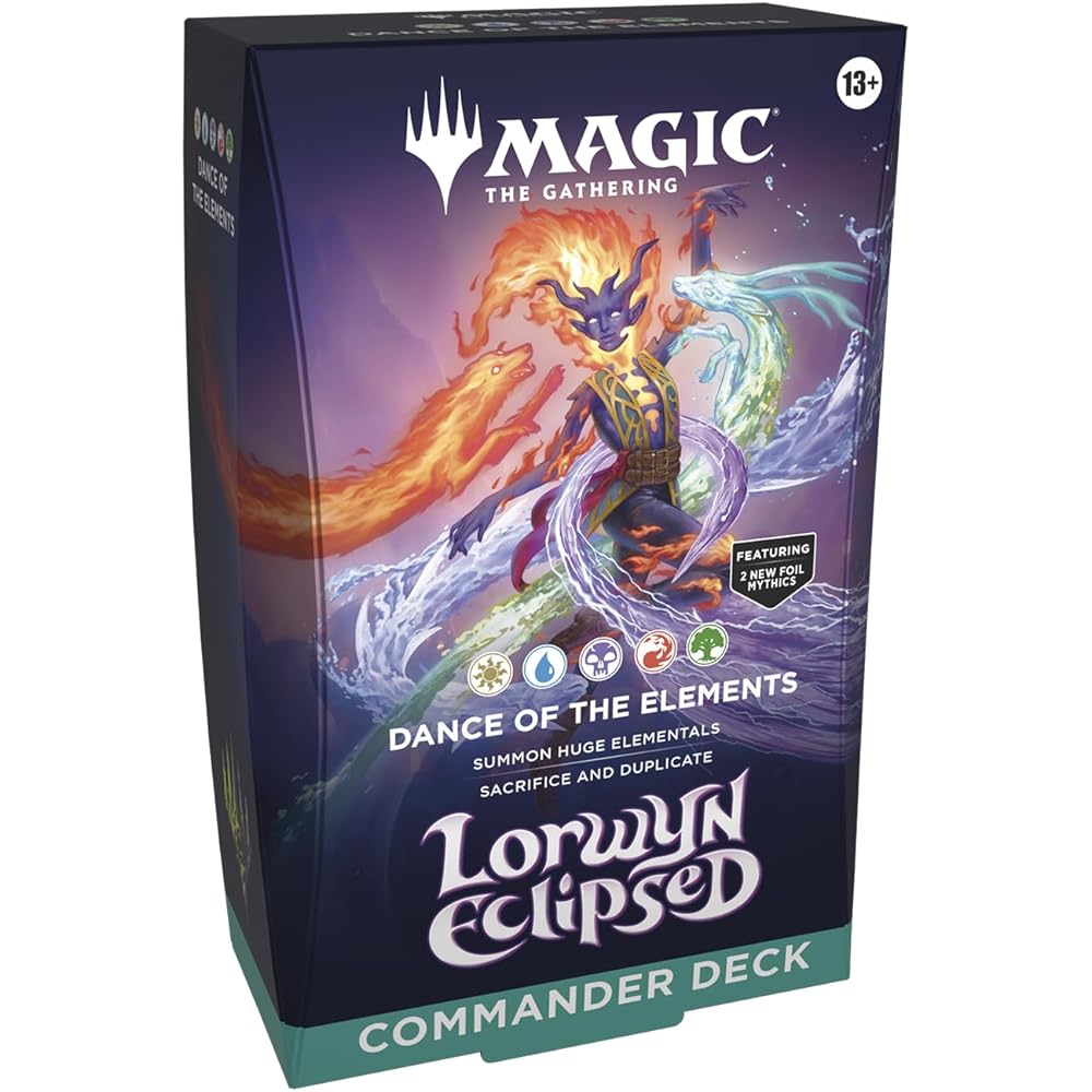 Wizards of the Coast Magic: Сборник Lorwyn Shadow Commander Deck Элементальный Танец Английская Версия Коллекционная Карточная Игра