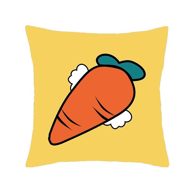 Juste De Coussin De Luxe Avec Imprimé Animal De Dessin Animé, Petit Tigre Mignon, Taie D'oreiller, Décoration D'intérieur, Bureau, Canapé, Voiture