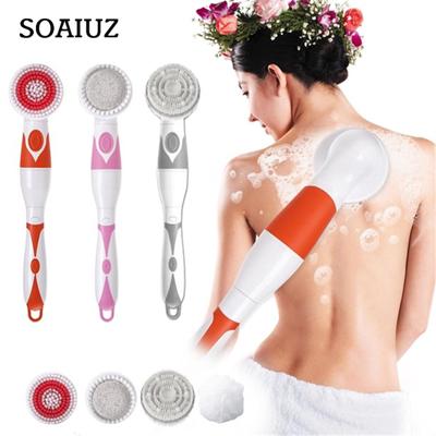 Электрическая щетка для ванны 4 в 1. Многофункциональная щетка для очищения тела.