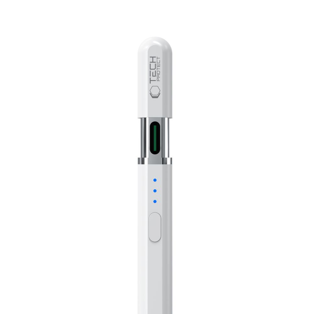 Tech-Protect Digital Magnetic Stylus Pen 3 Ipad White