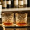 Набор из 2 шт. 11,6 унц. 335 мл Стакан для виски Классическая кружка Прозрачная посуда для напитков Бар Креативные стаканы для иностранного вина, бренди Чашка для холодных напитков