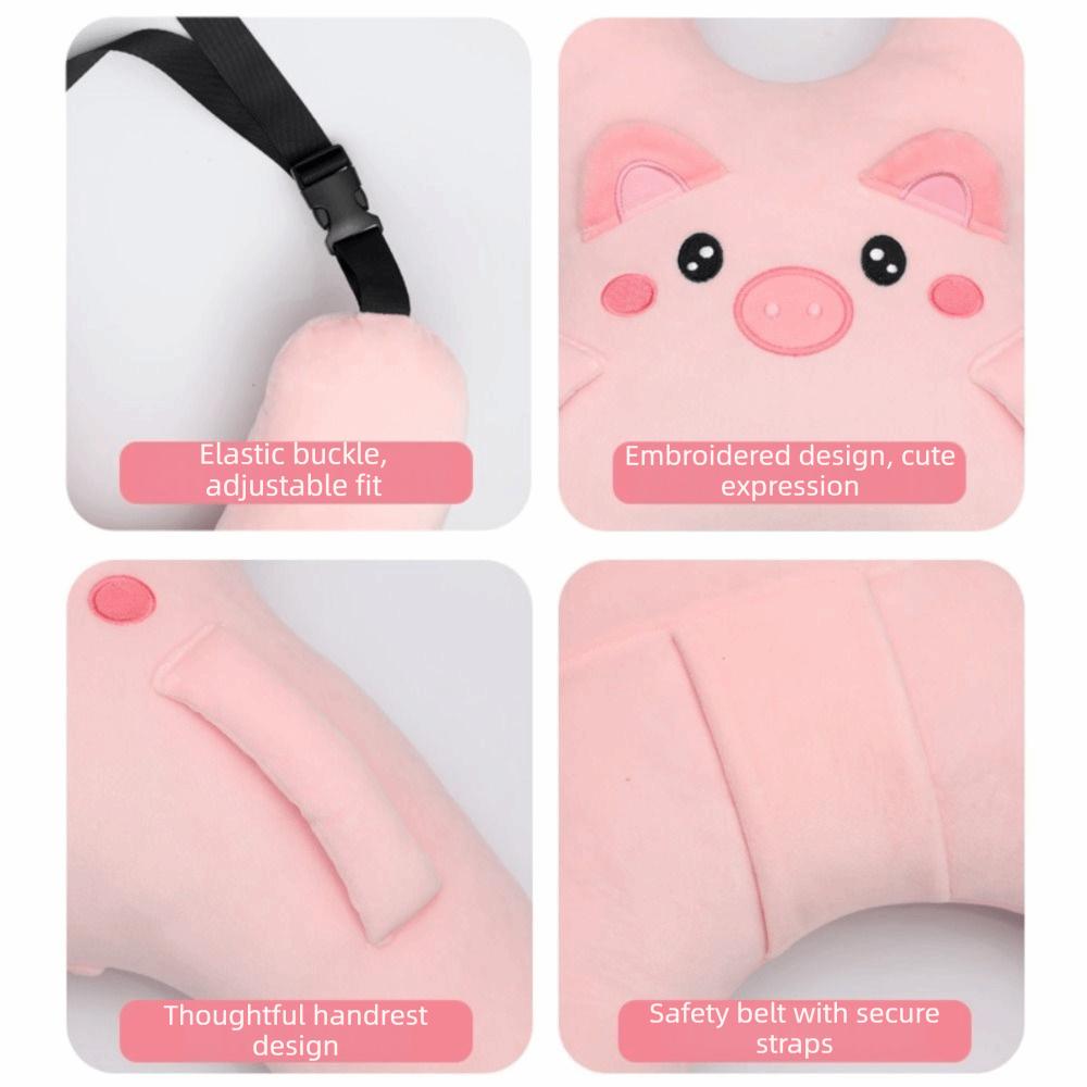 Soft Child Sleeping Pillow Comfortable Car Headrest Cute Lumbar Support Pillow  Kids
