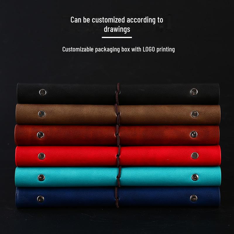 «Дорожный блокнот формата А5 в стиле ретро из искусственной кожи — креативное, настраиваемое для студентов и бизнесменов, с отрывными листами»