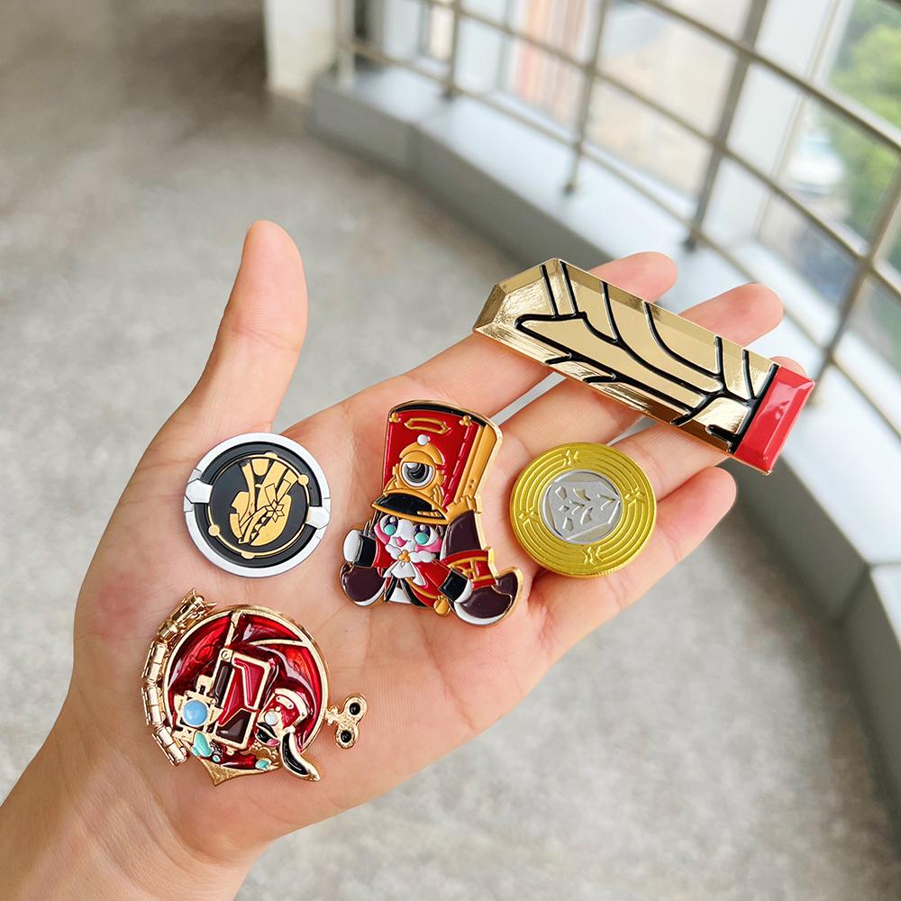 Эмалированные булавки Honkai Star Rail Pamu, нагрудные булавки для рюкзака, женские броши на одежде, значки, модные ювелирные аксессуары