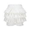 Kawaii Lolita Skirt Shorts Women Summer Ruffle Patchwork Layered High Waist Cute Balletcore Mini Skirt Tutu Petticoat