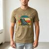 Vintage Iguana Hunter Funny Reptile Lover Unisex Tshirt Retro Sun Lizard Print Soft Cotton Crew Neck Unisexs Top Harajuku