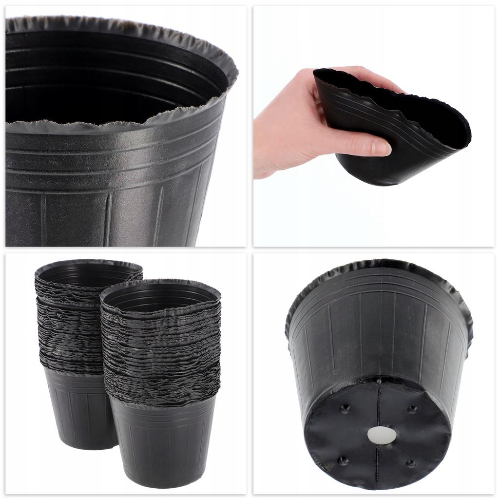 KADAX 100 производственных горшков диаметром 9 см для рассады, мягкие