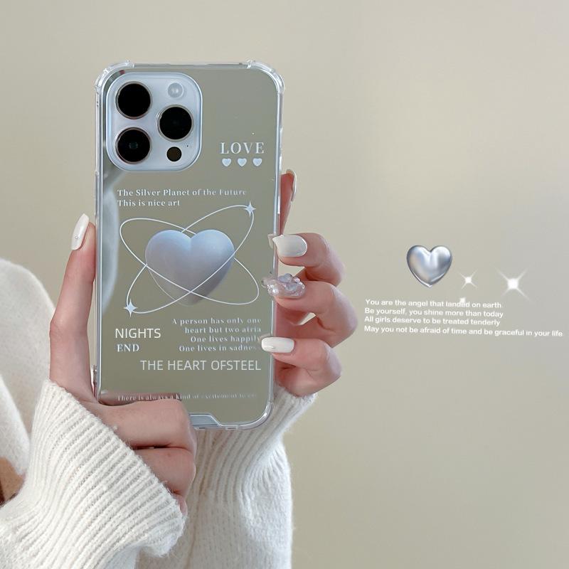 Чехол Zhitai iPhone14 Pro — совместим с Apple 15, Huawei P30/40/50, Xiaomi 14, зеркальная отделка