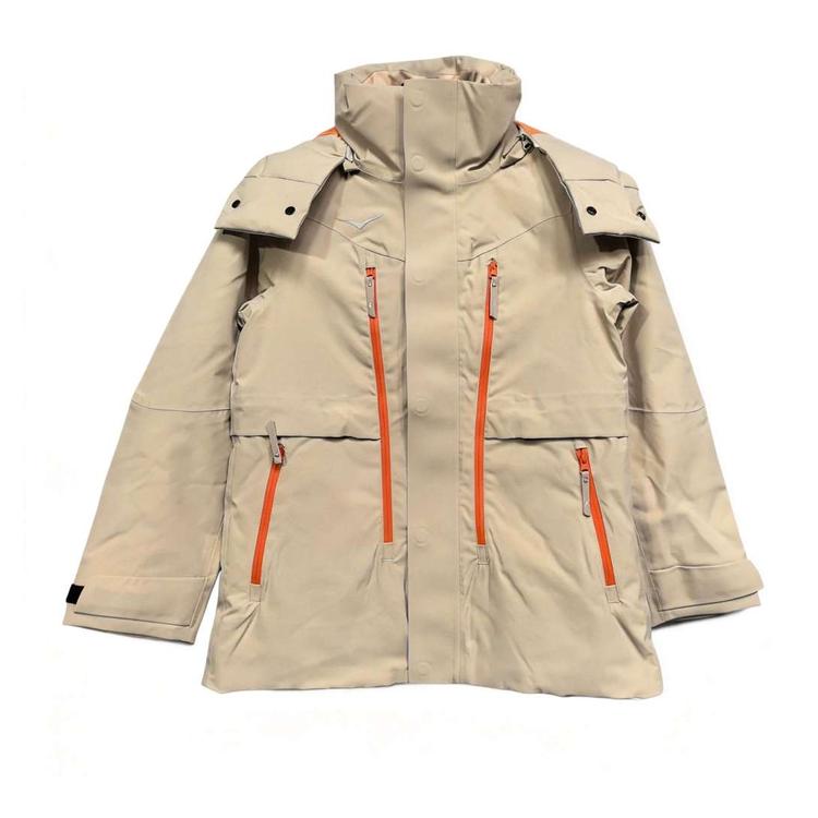 HOKA ONE ONE Waterproof Casual Comfortable Long Sleeve Down Jacket Women outerwear 1164292-BEI