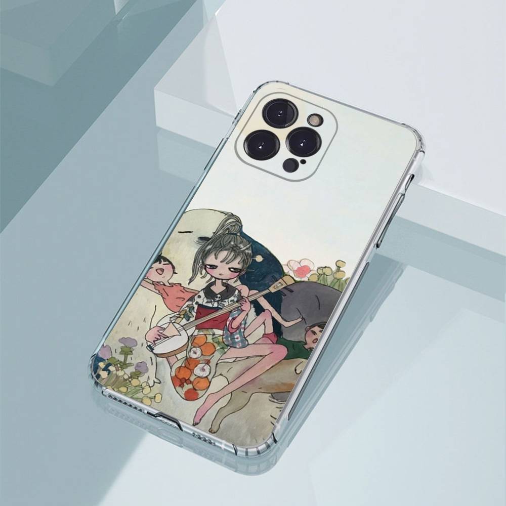 Чехол для телефона Aya Takano с рисунком для iPhone17,16,15,14,13,12,11,Pro,Xs,Max,Mini,Plus Нескользящий Ударопрочный Жесткий