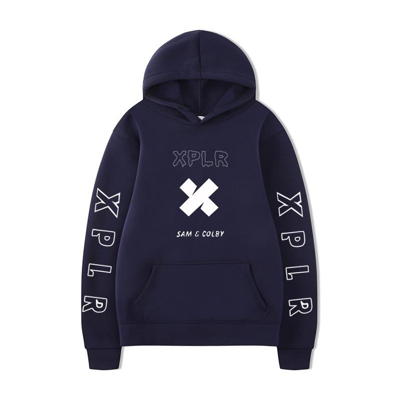 Autumn Winter Sam and Colby Printed Men's Hoodie Brand Hoody Clothes Vintage Fashion Casual Unisex Long Sleeve Pullovers