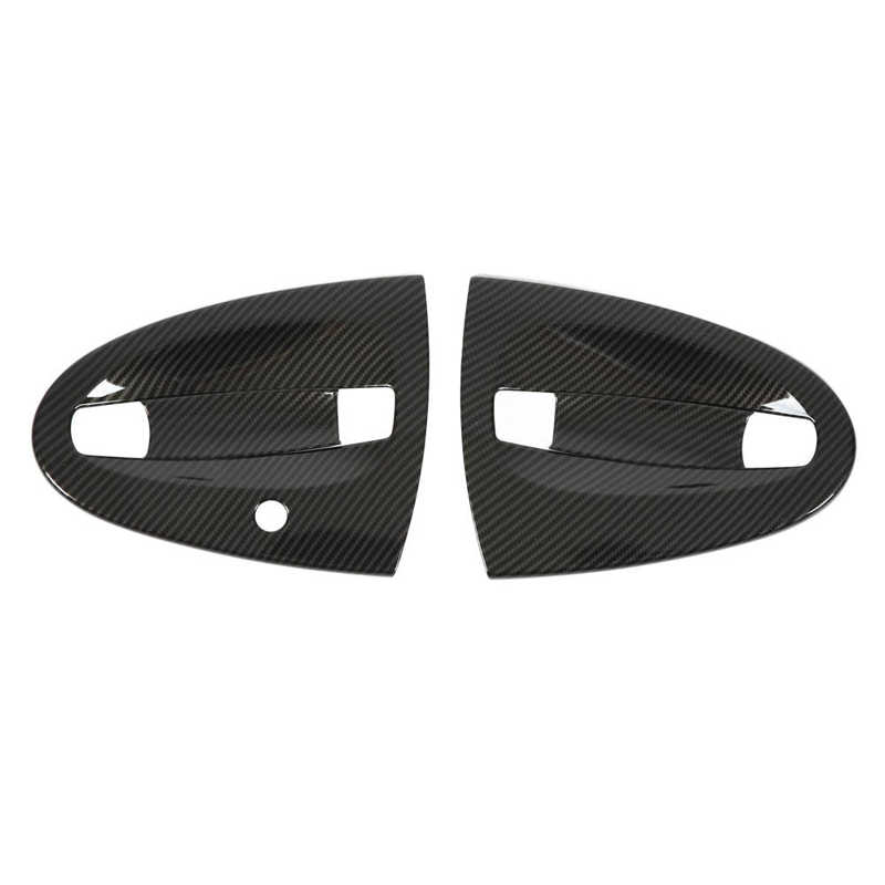 4 шт., углеродное волокно, автомобильная внешняя дверная ручка, крышка чаши, замена накладки для Smart Fortwo W451
