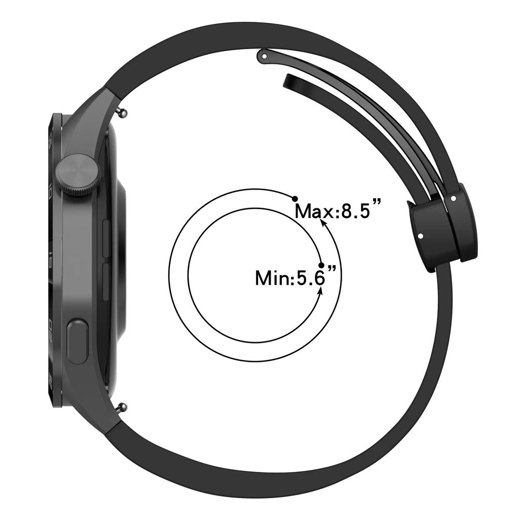 22-мм силиконовый магнитный ремешок для Redmi Watch 3 Active/Lite, сменный ремешок для Xiaomi Redmi Watch 3 Lite