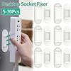 5-30 шт. самоклеящийся настольный фиксатор розеток, кабельный органайзер, настенный держатель для удлинителя, фиксатор, съемный фиксатор