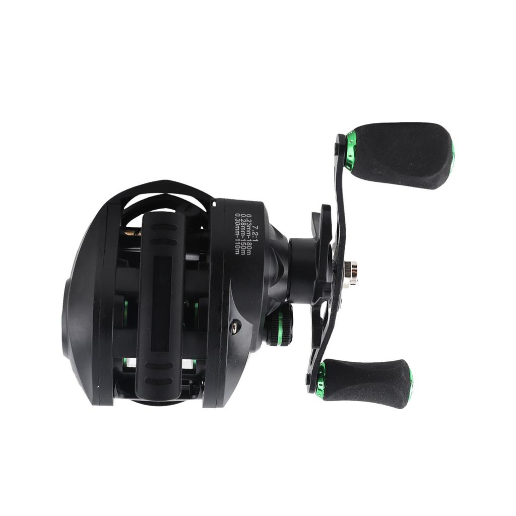 HL Металлическая катушка для бейткастинга Левая рука Магнитный тормоз Рыболовный аксессуар