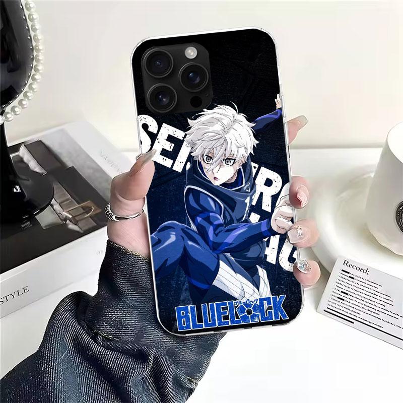 Blue Lock Наги Сэйсиро Мягкий чехол для телефона для IPhone 11 17 Air 16E 16 Pro Max 15 + 14 Plus 13 Mini 12 Apple 7 SE 8 Fundas Coque 11
