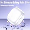 Прозрачный защитный чехол для Samsung Galaxy Buds 2 Pro Блестящий силиконовый чехол для наушников, противоударный чехол для Galaxy Buds Live/Buds 2pro