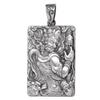 Buddhist Fudo Myoo Pendant Necklace Men Women Copper Crystal Charm Ethnic Style Amulet Jewelry