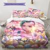 Eureka Seven Pattern Bedding Quilt Set Quilt Cover Pillowcase Home Decoration Birthday Gift (1 * duvet cover + 2 * pillowcase, without core)