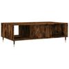 Coffee Table Smoked Oak 104x60x35 cm Wood Based Material