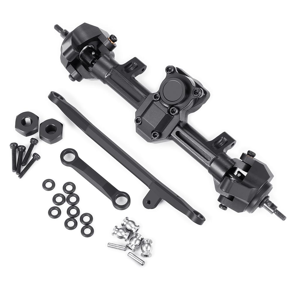 AXSPEED Front Rear Aluminum Alloy Portal Axle for Axial SCX24 Deadbolt Wrangler C10 Gladiator Bronco 1/24 RC Car Upgrade Parts