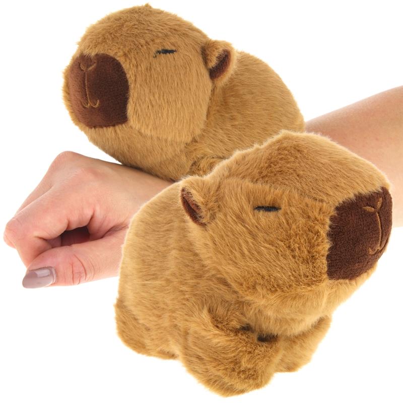 Capybara Plush Toy for Kids Wristband Plush Bracelet