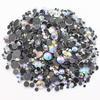 Glitter Mix Size Rhinestones Shiny Crystals Strass Glue Stones Beads Crystals Fabric Crafts Gems Hotfix Rhinestones for Clothes
