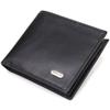 Классическое мужское портмоне из натуральной гладкой кожи CANPELLINI 21786 Черный