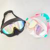 Детские очки для плавания с защитой от запотевания и ультрафиолета, с защитой от запотевания, широкоугольными линзами, непротекаемыми очками для детей от 3 до 15 лет