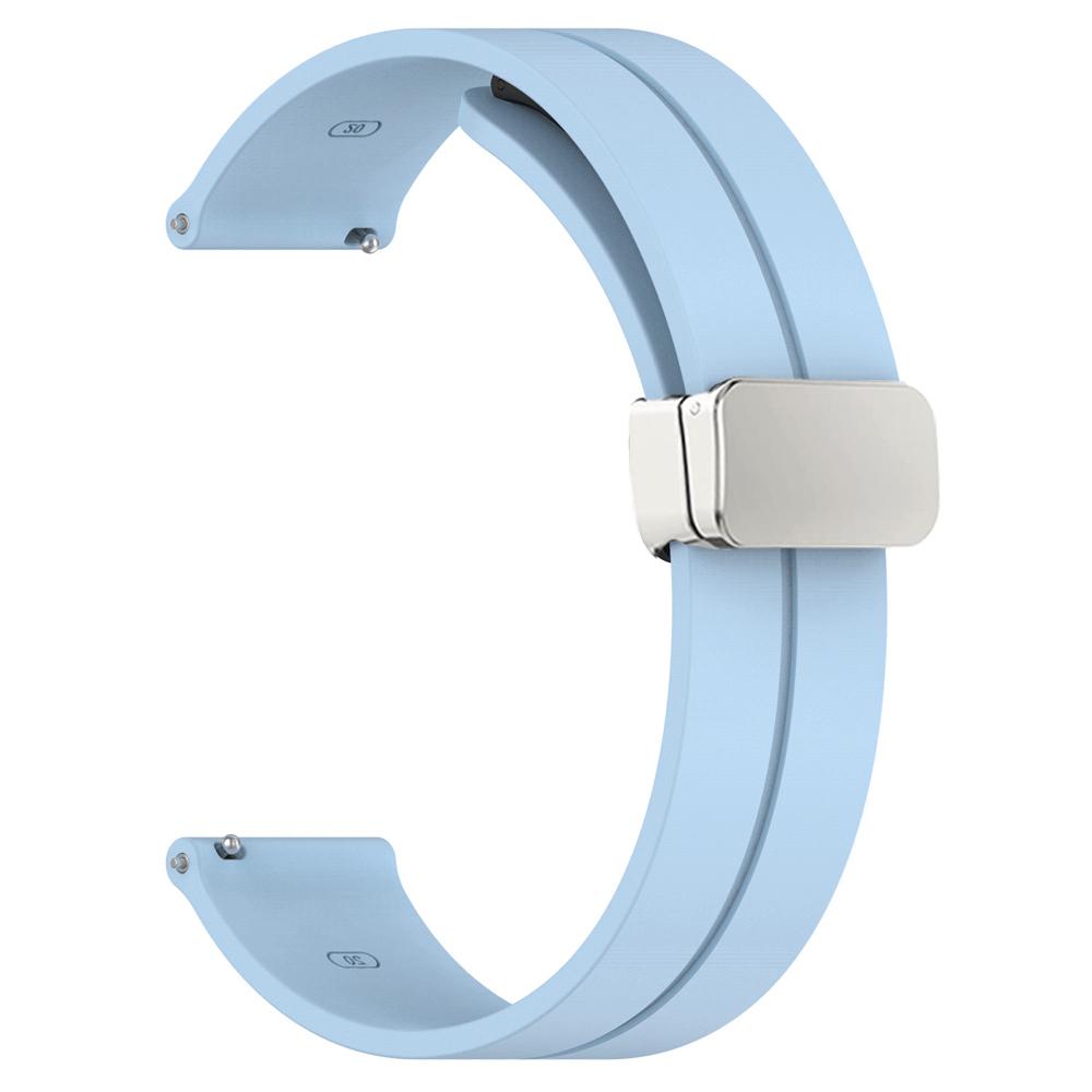 20 мм 22 мм ремешки для часов для Amazfit GTS 4/3/2/2e/GTS2 Mini/GTR 4/Pro/helio Магнитная петля силиконовый браслет Amazfit bip 3 5 6 ремешок
